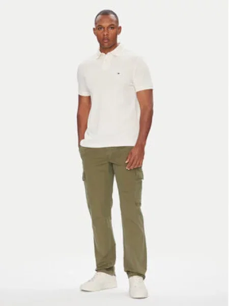 Tommy Hilfiger Kalhoty z materiálu Denton Straight Fit zelená