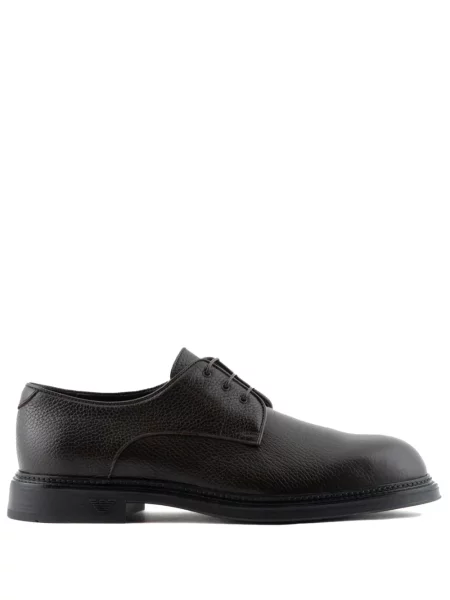 Pantofi derby Emporio Armani din piele negru