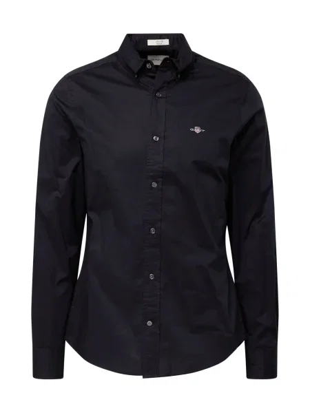 Gant Cămașă Poplin negru