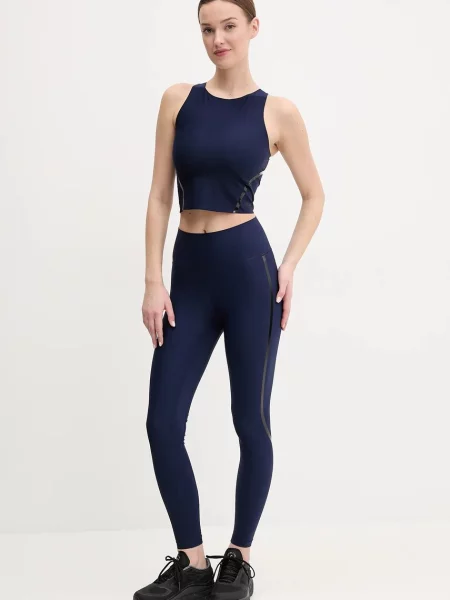 Casall legginsy treningowe gładkie granatowy