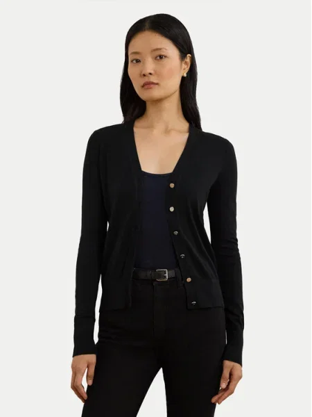 Lauren Ralph Lauren Geacă tricotată DENZEL' negru