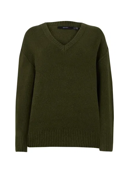 VERO MODA Pulover VMILSE închis verde