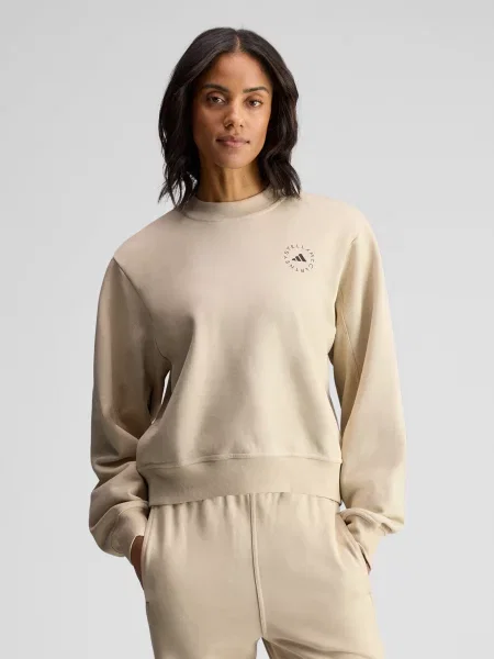 Світшот adidas комбінований верх бежевий