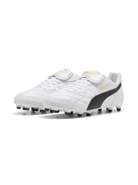 PUMA Buty piłkarskie unisex KING TOP FG/AG Buty 44 biały