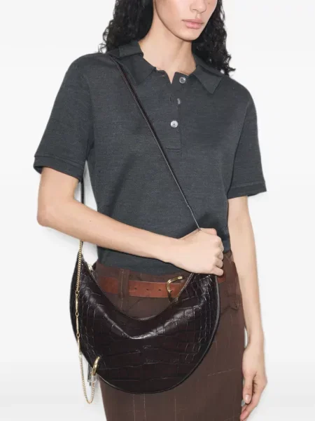Geanta crossbody Tory Burch maro