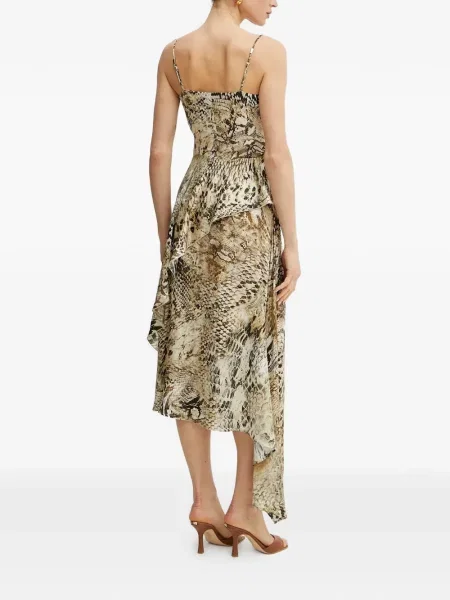 Костюм миди рокля Marciano By Guess с принт до коляното