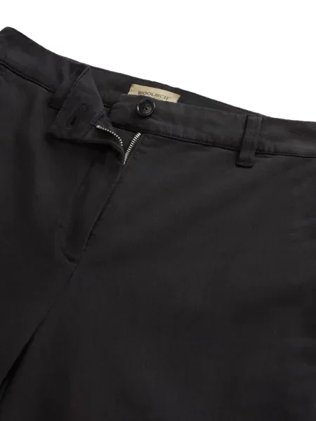Pantaloni Woolrich din canvas negru