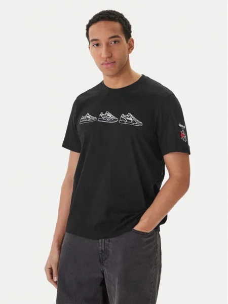 Reebok Marškinėliai Harley juoda