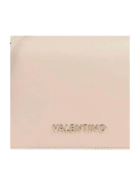 Crossbody kabelka Valentino z ekologickej kože béžová