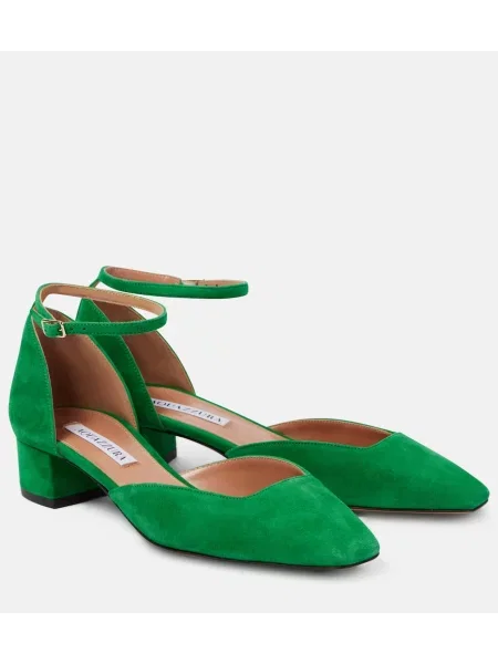 Salonarji Aquazzura iz semiša zelena