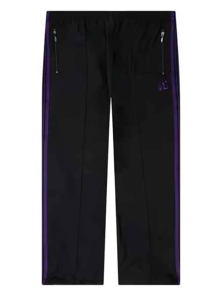 Pruhované kalhoty Needles černé