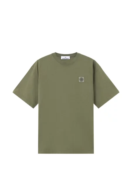 Cămașă Stone Island cu strasuri verde