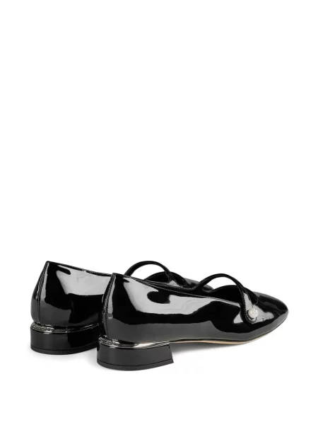Balerini Jimmy Choo cu perle negru