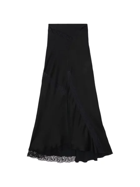 Maxi fusta maxi Msgm din dantelă negru