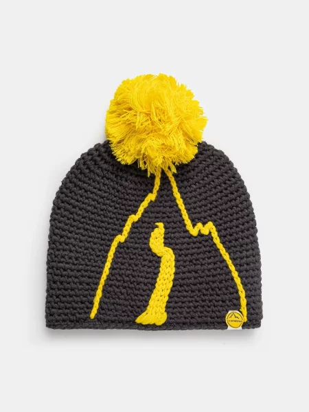 Шапка LA Sportiva Dorado от плътен трикотаж сиво