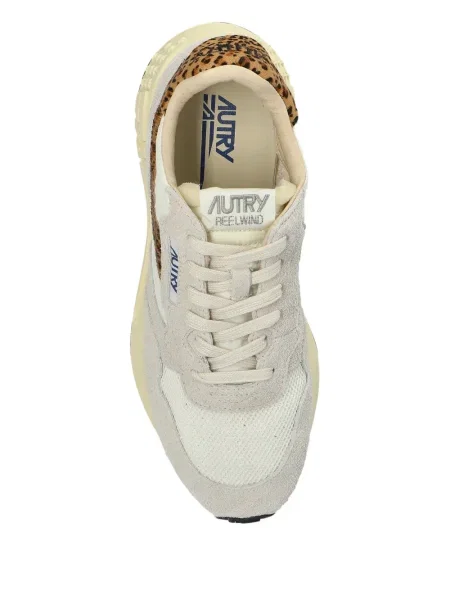Sneakerși Autry cu imagine cu model leopard gri