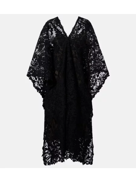 Rochie Oscar De La Renta din dantelă negru
