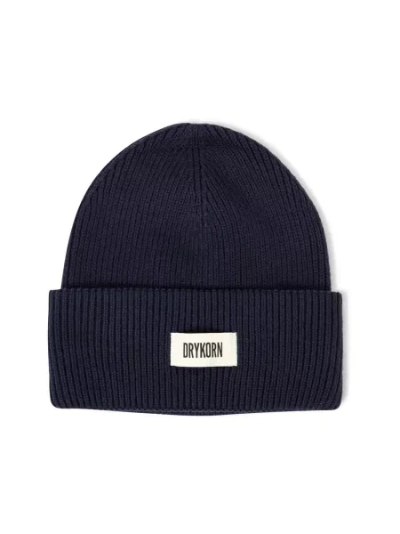 Czapka beanie z naszywką z logo model LOAH' Drykorn granatowa