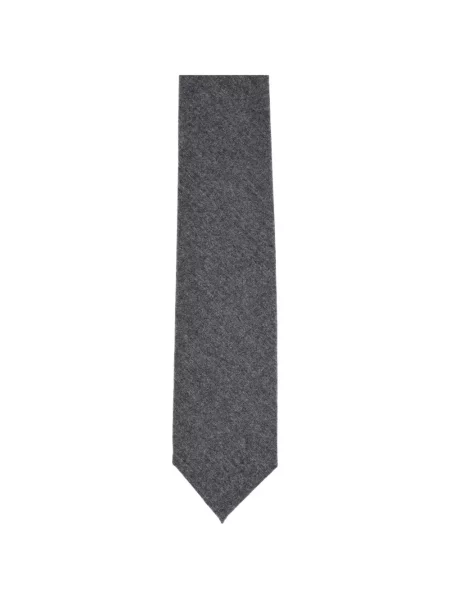 Cravată Barba melange gri