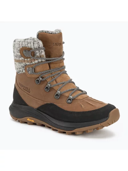 Turistické boty Merrell Siren 4 Thermo Mid WP tobacco hnědé
