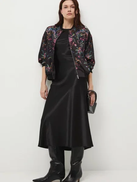 Medicine marynarka oversize wzorzysta czarny