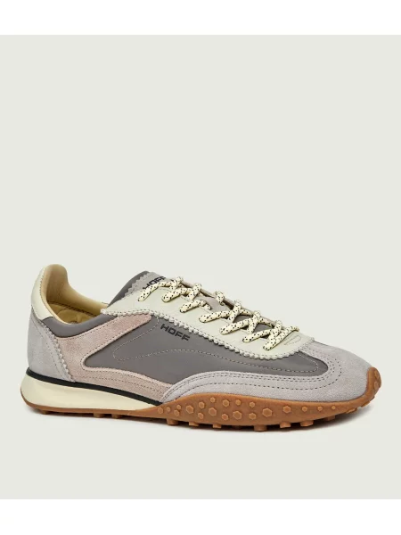 HOFF Sneakers Bridge MKII | piele întoarsă gri