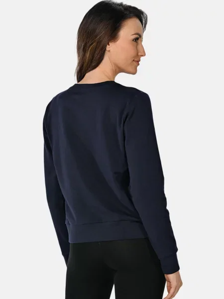 Bluza z okrągłym dekoltem Teyli Ellis niebieska
