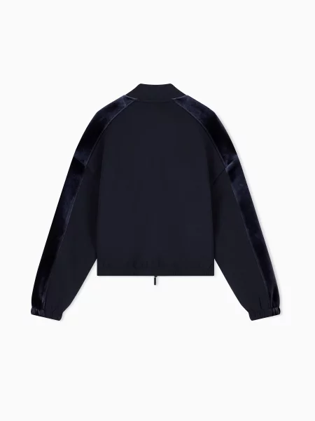 Бомбер Emporio Armani синий