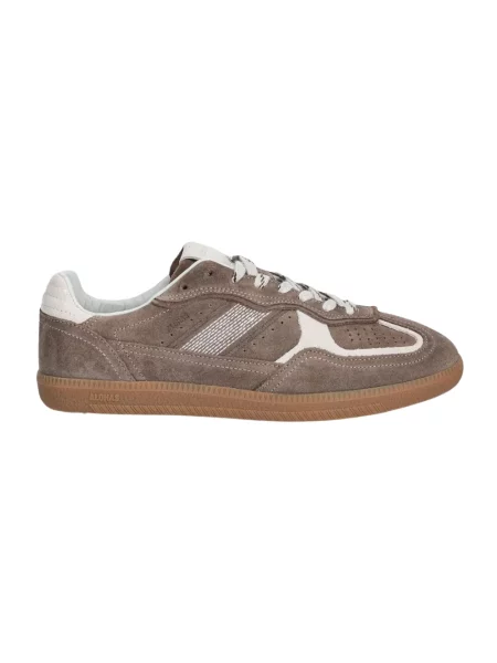 Sneakersy Alohas skórzane brązowe