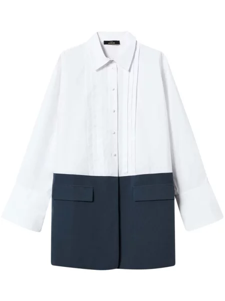 Rochie tip cămașă Twinset albastru