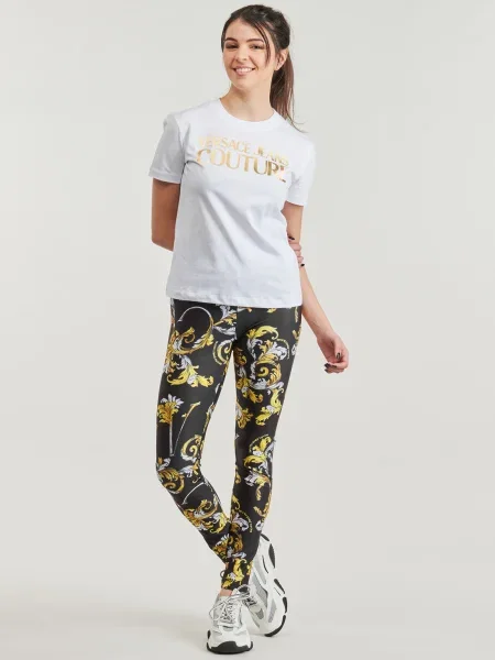 Legíny Versace Jeans Couture čierna