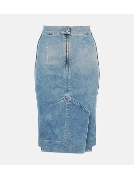 Osłona spódnica jeansowa Vivienne Westwood niebieska