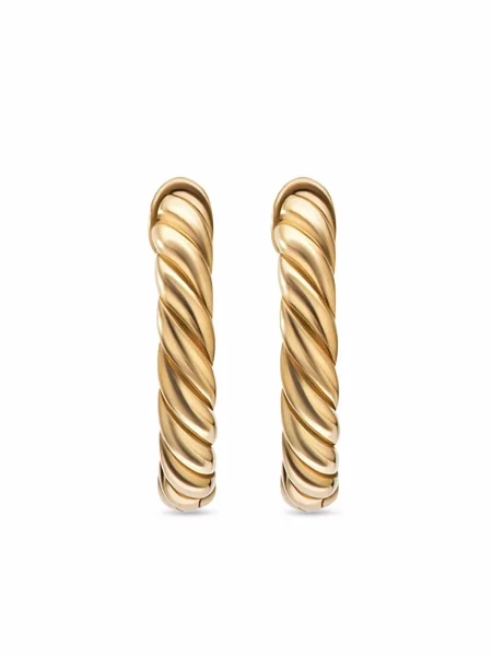 Cercei David Yurman galben