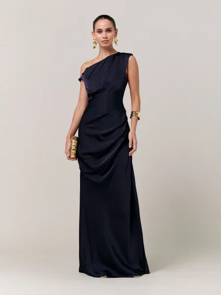 Sável Rochie de seară Justina închis albastru