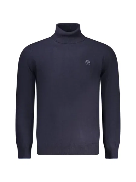 Pulover North Sails cu autograf albastru