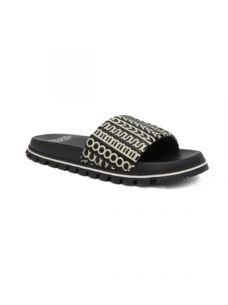 Marc Jacobs De piele șlapi negru
