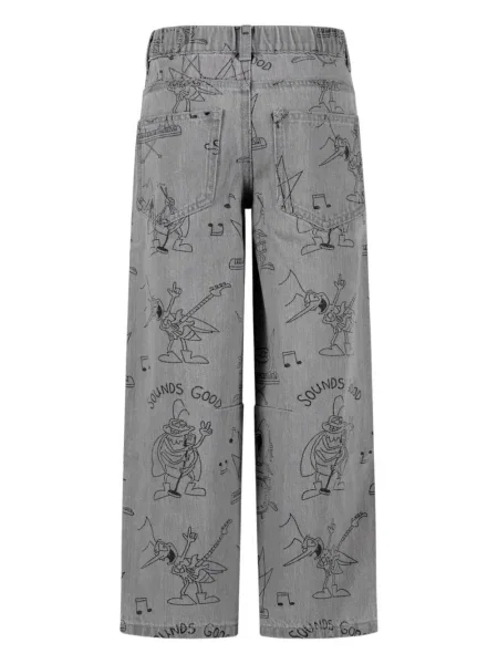 Jeansy dziecięce Stella Mccartney szare