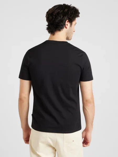 Guess Jeans Majica Slim Fit črna
