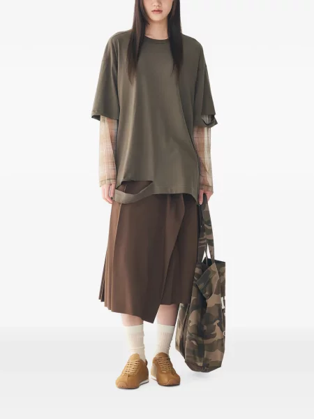 Tricou Tomboy zdrențuiți verde