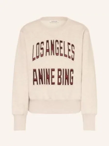 Anine Bing Bluza Harry beige beżowa