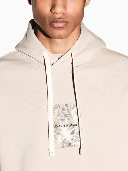 Худи Armani Exchange бежевое
