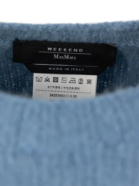 Pulover Weekend Max Mara tricotate albastru