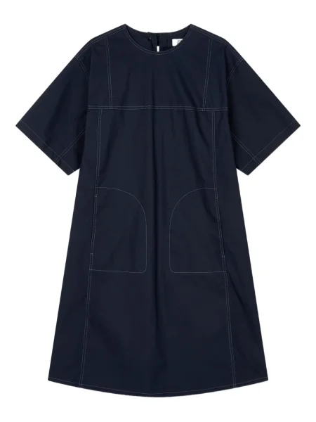 Rochie Studio Tomboy din țesătură twill de costum albastru