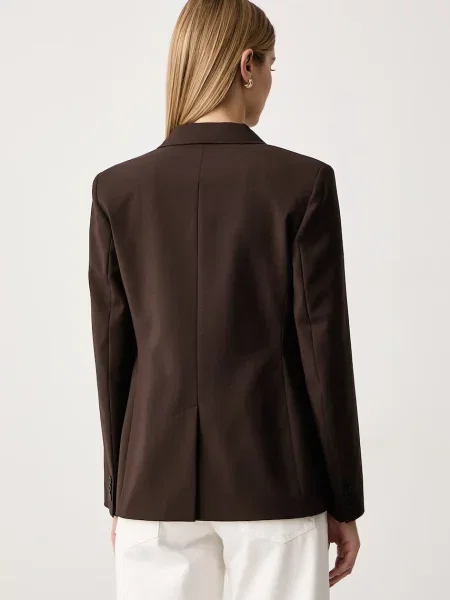 Шерстяной двубортный пиджак Weekend Max Mara