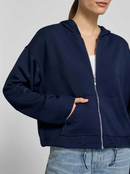 Bluza rozpinana o kroju regular fit z kapturem Christian Berg Woman