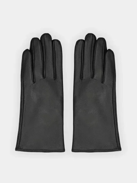 Braska Рукавички Шкіра чорний