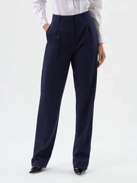 Брюки Elisabetta Franchi синие