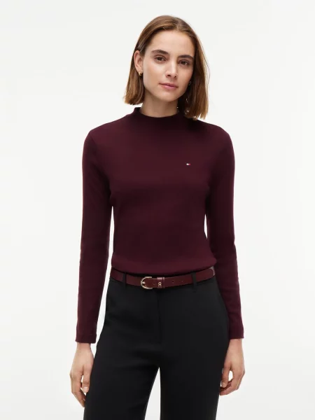 Tommy Hilfiger koszulka z długim rękawem Kobiety lila S