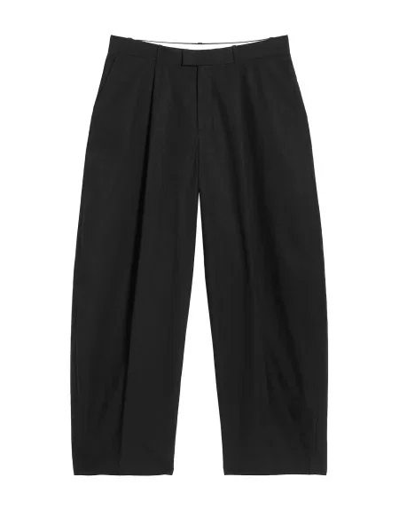 WEEKDAY Pantaloni cu dungă FELIX' negru