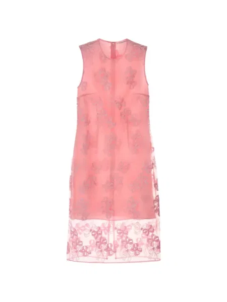 Rochie midi Cecilie Bahnsen cu funde roz